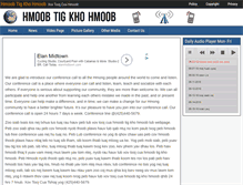 Tablet Screenshot of hmoobtigkhohmoob.com